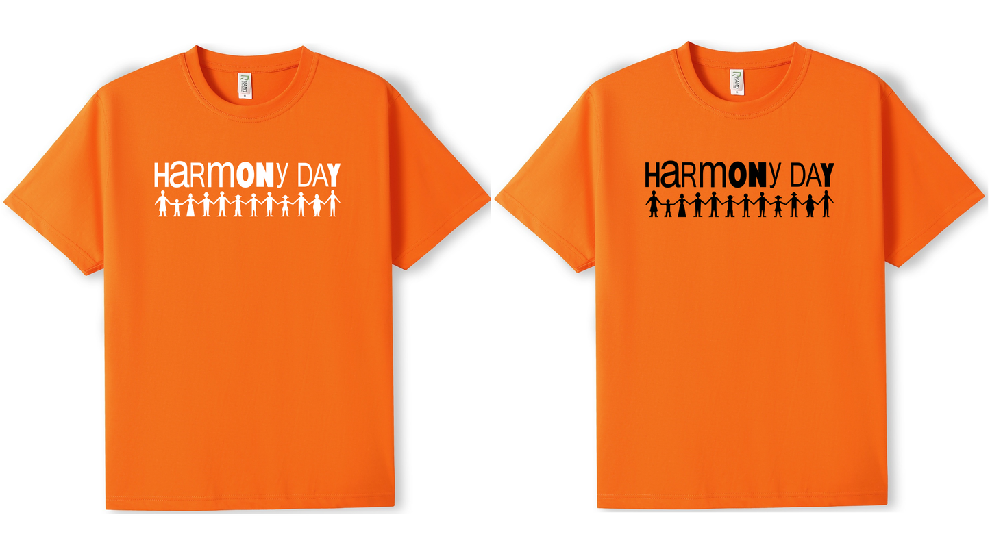 Harmony Day Kids T-shirt - Orange