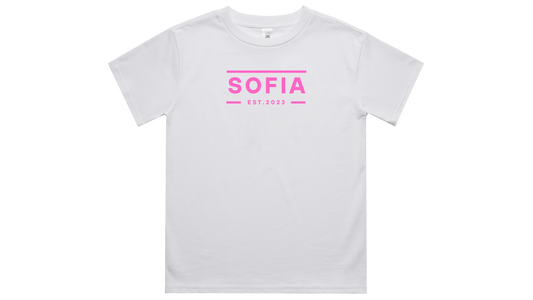 Name Est. Girl T-shirt