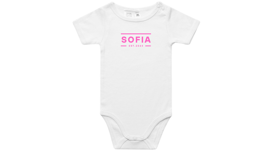 Name Est. Girl Bodysuit