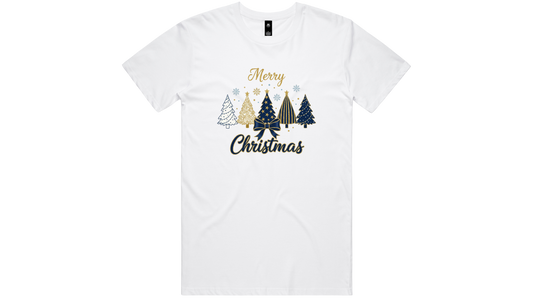 Blue/Gold Christmas T-shirt