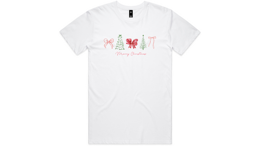 Bow/Tree Christmas T-shirt
