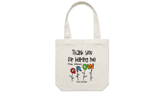 Helping Me Grow Tote Bag