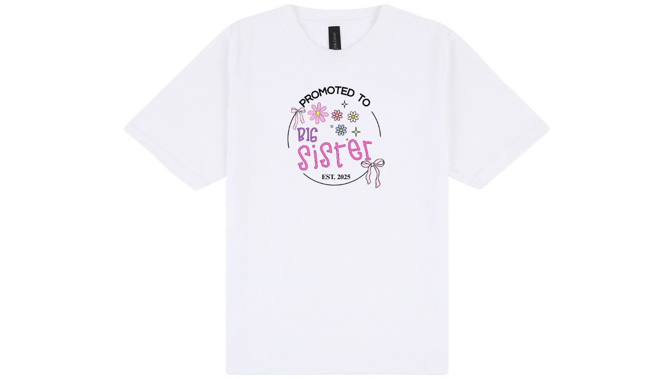 Promoted to Big Sis T-shirt